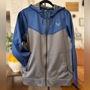 Men’s Peak Velocity Full Zip Active Sweatshirt Hoodie/Size M